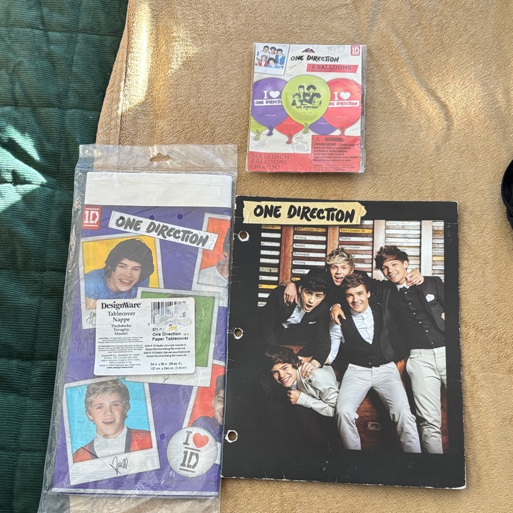 One Direction Memorabilia Set